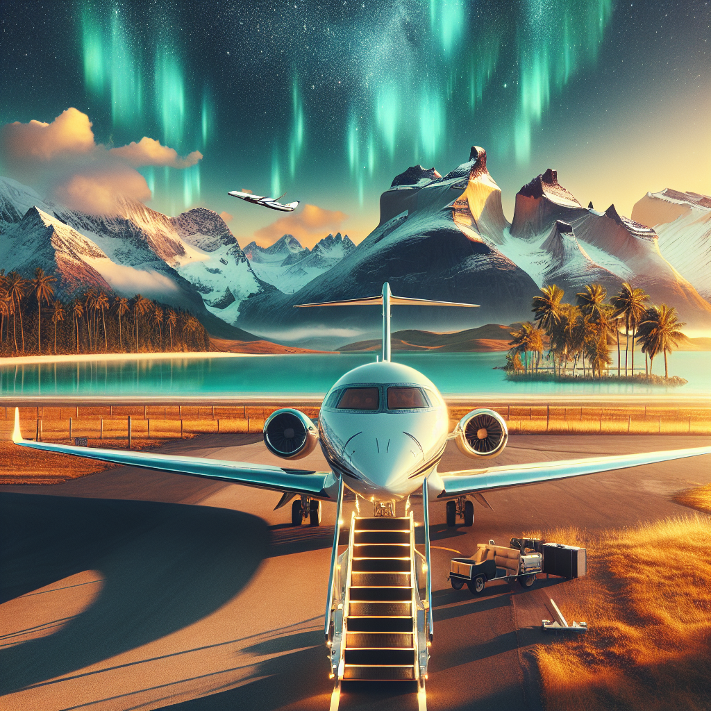 Take a private jet to your dream destination
