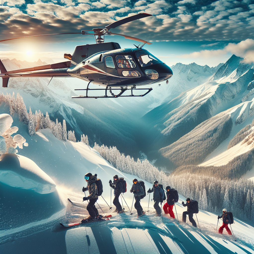 Take a luxury helicopter skiing trip