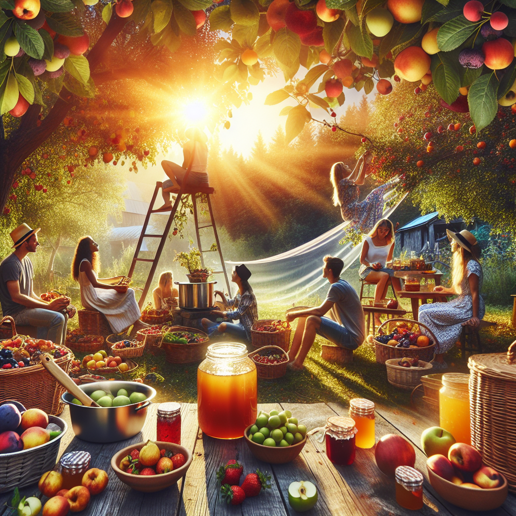Go fruit picking and make preserves