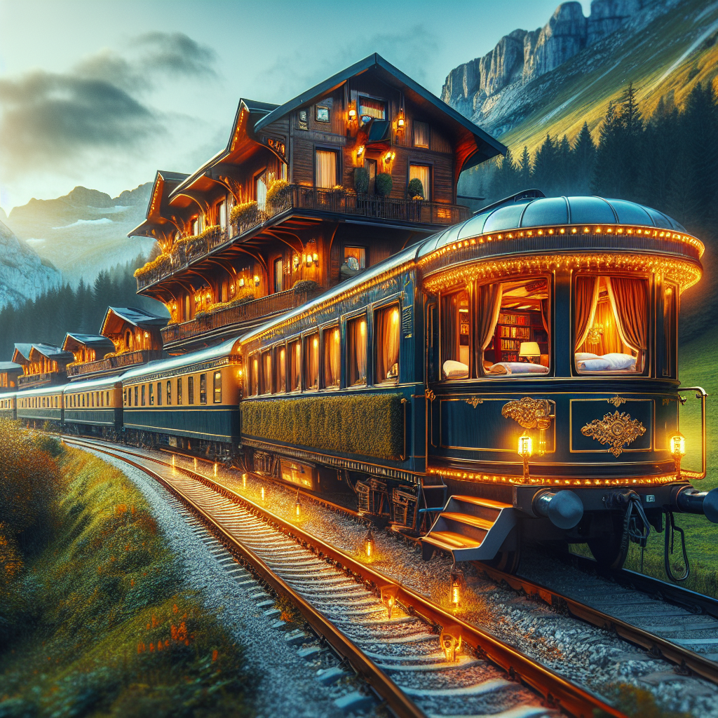 Stay in a luxury train car hotel
