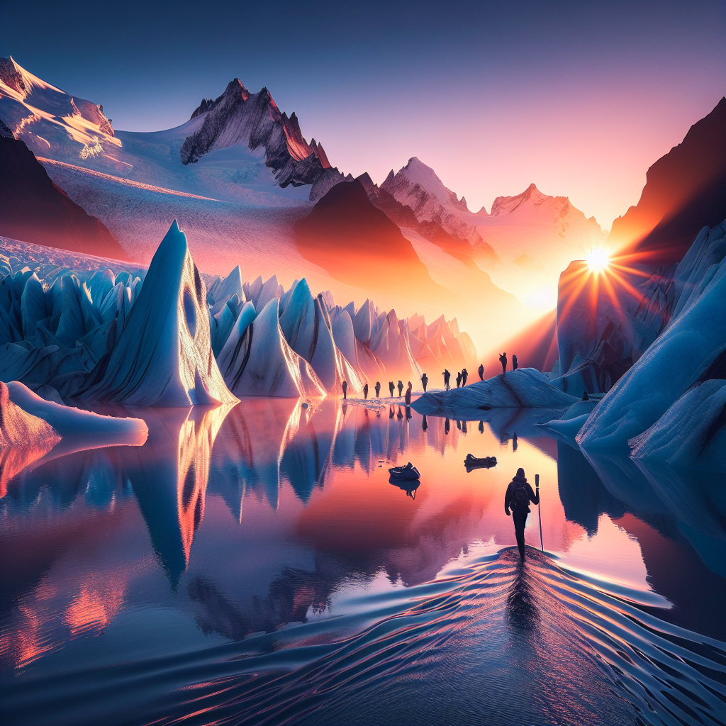 Walk on a glacier before it melts