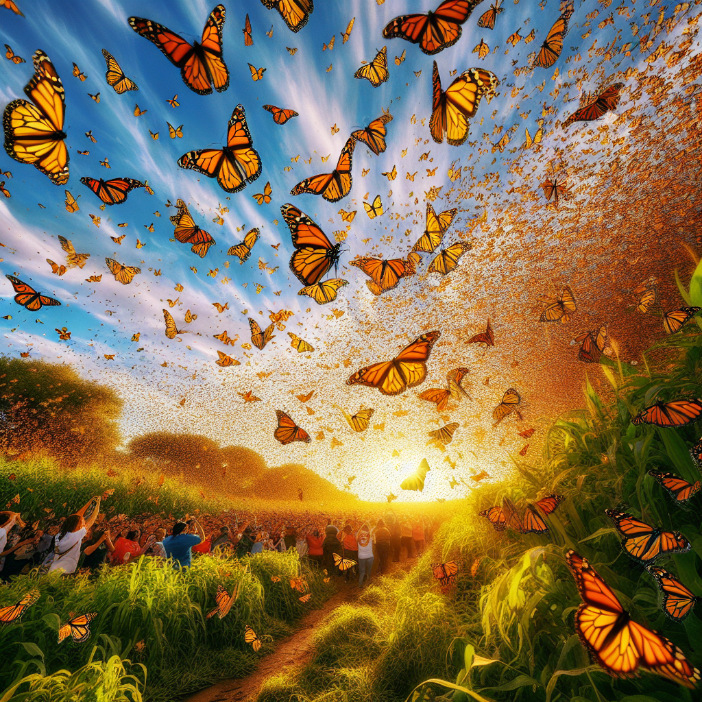 See the Monarch butterfly migration