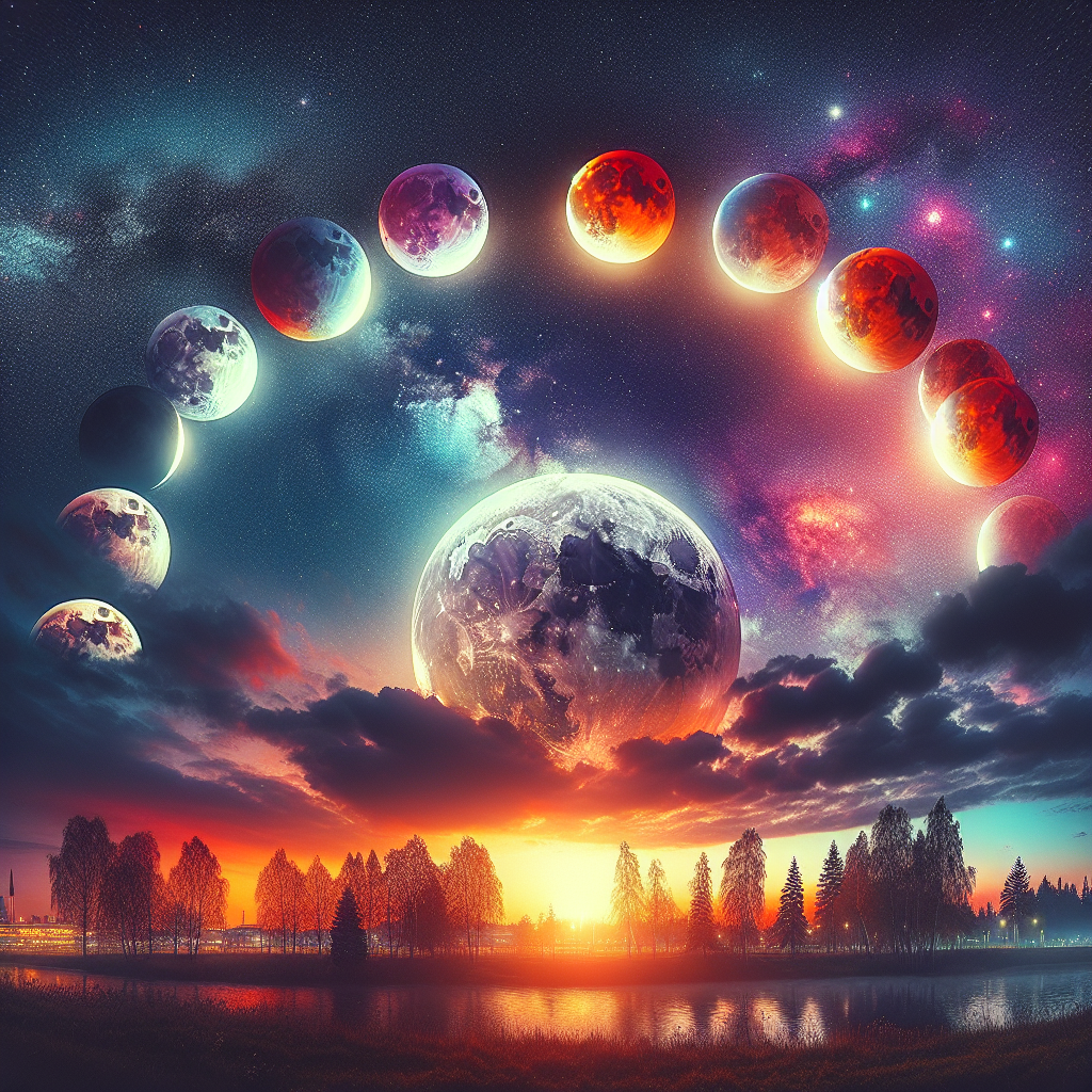 Experience a total lunar eclipse