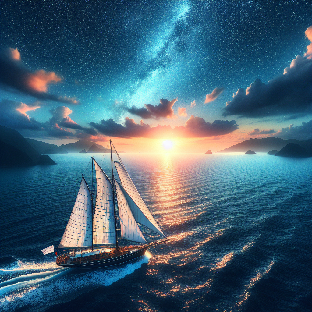 Sail across an ocean