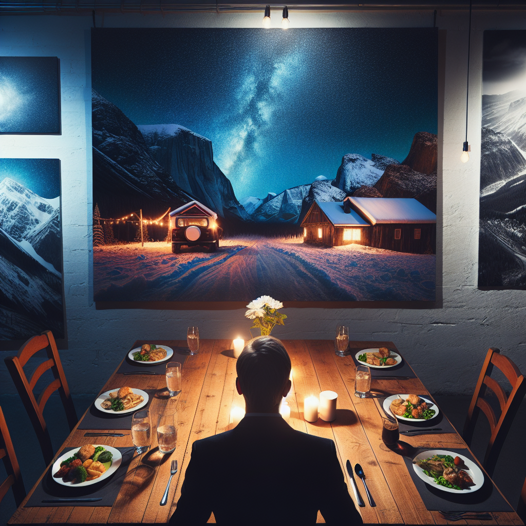 Have dinner in complete darkness