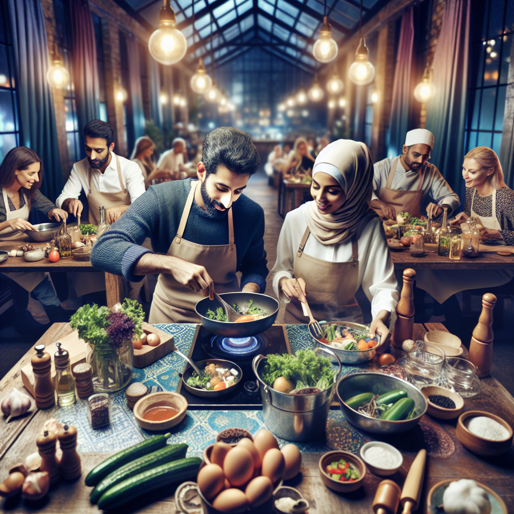 Eat at a restaurant where you cook your own meal