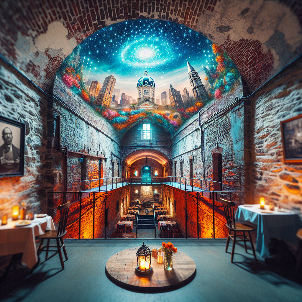 Have a meal at a restaurant in a former prison