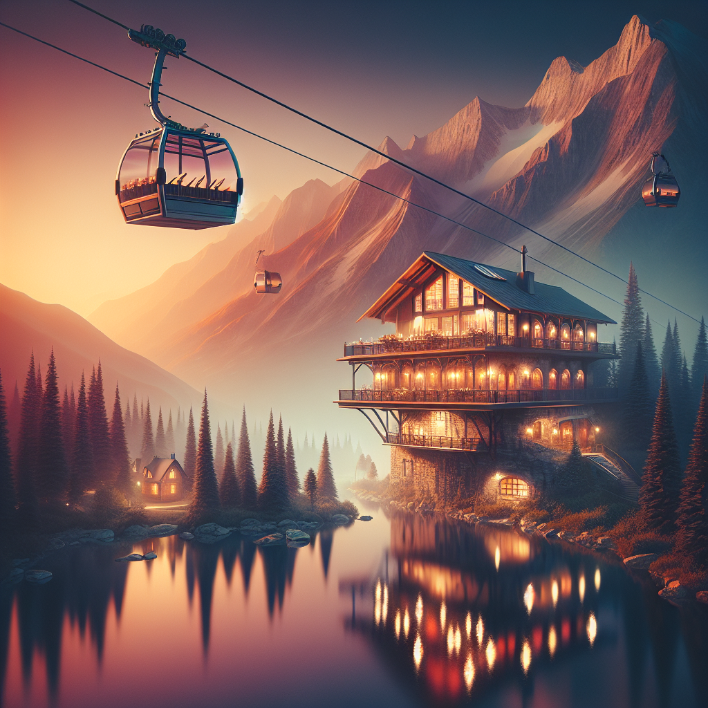 Dine at a restaurant accessible only by cable car