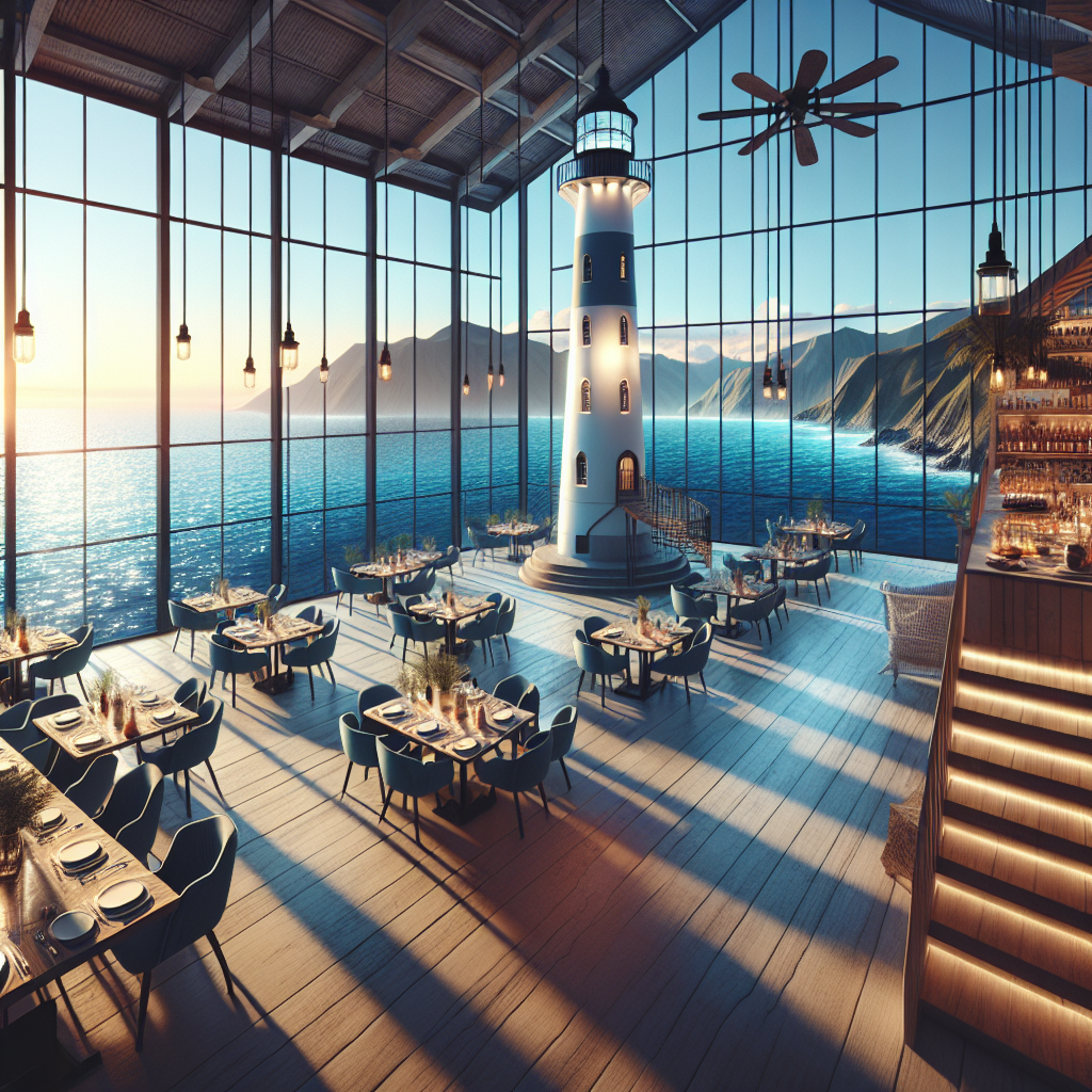 Have dinner at a restaurant in a lighthouse