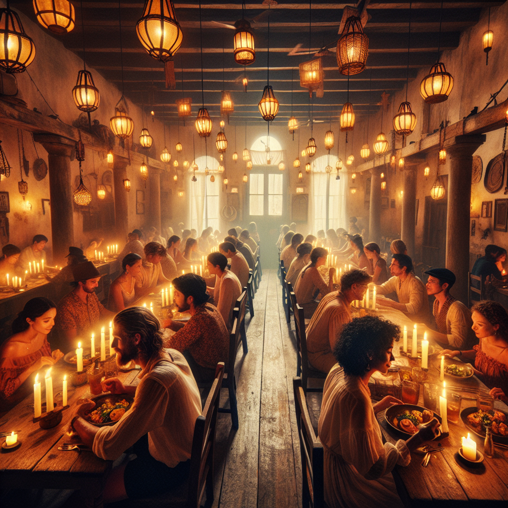 Have dinner at a restaurant with no electricity