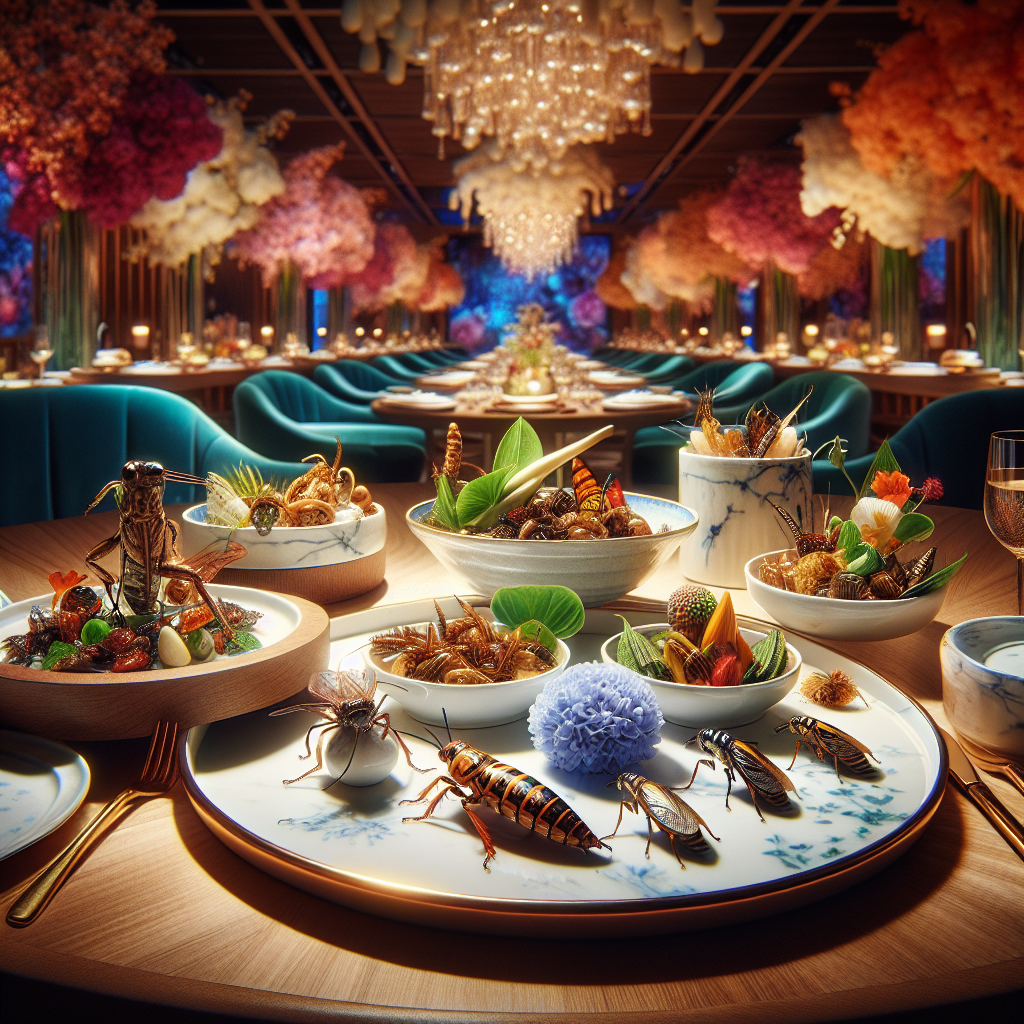 Eat at a restaurant that serves insects as delicacies