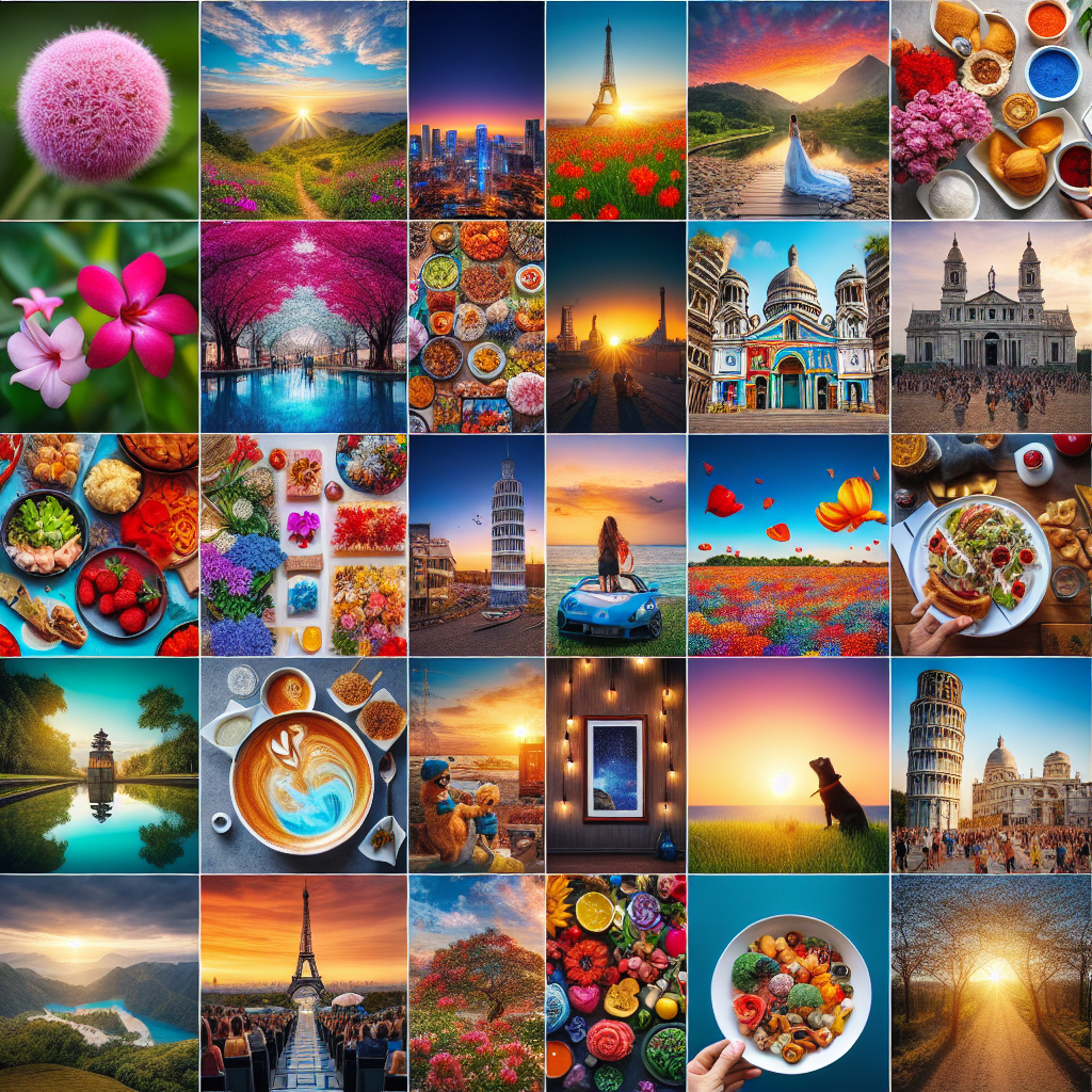 Take a photo of something beautiful every day for a month