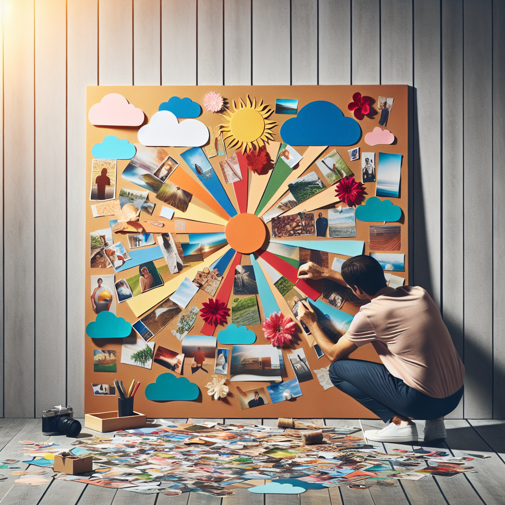 Create a vision board for your goals