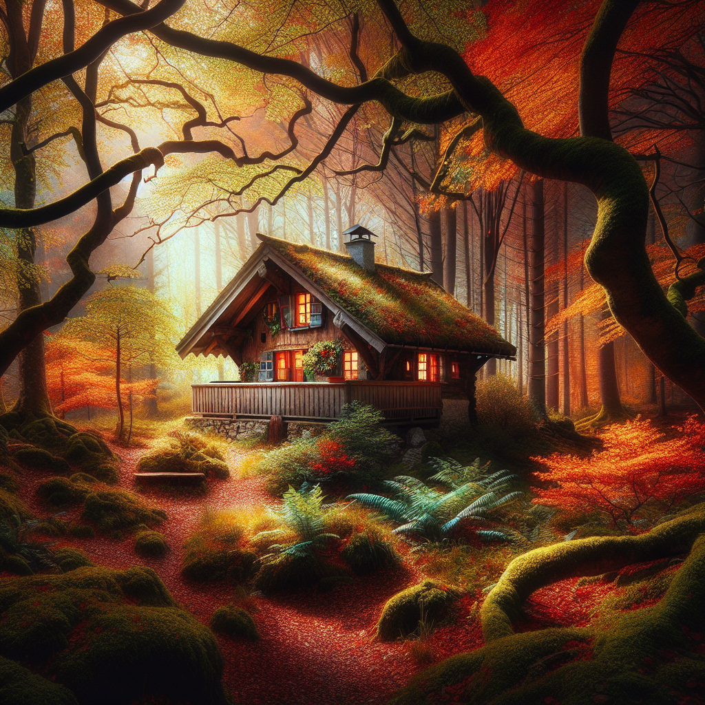 Spend a week alone in a cabin in the woods