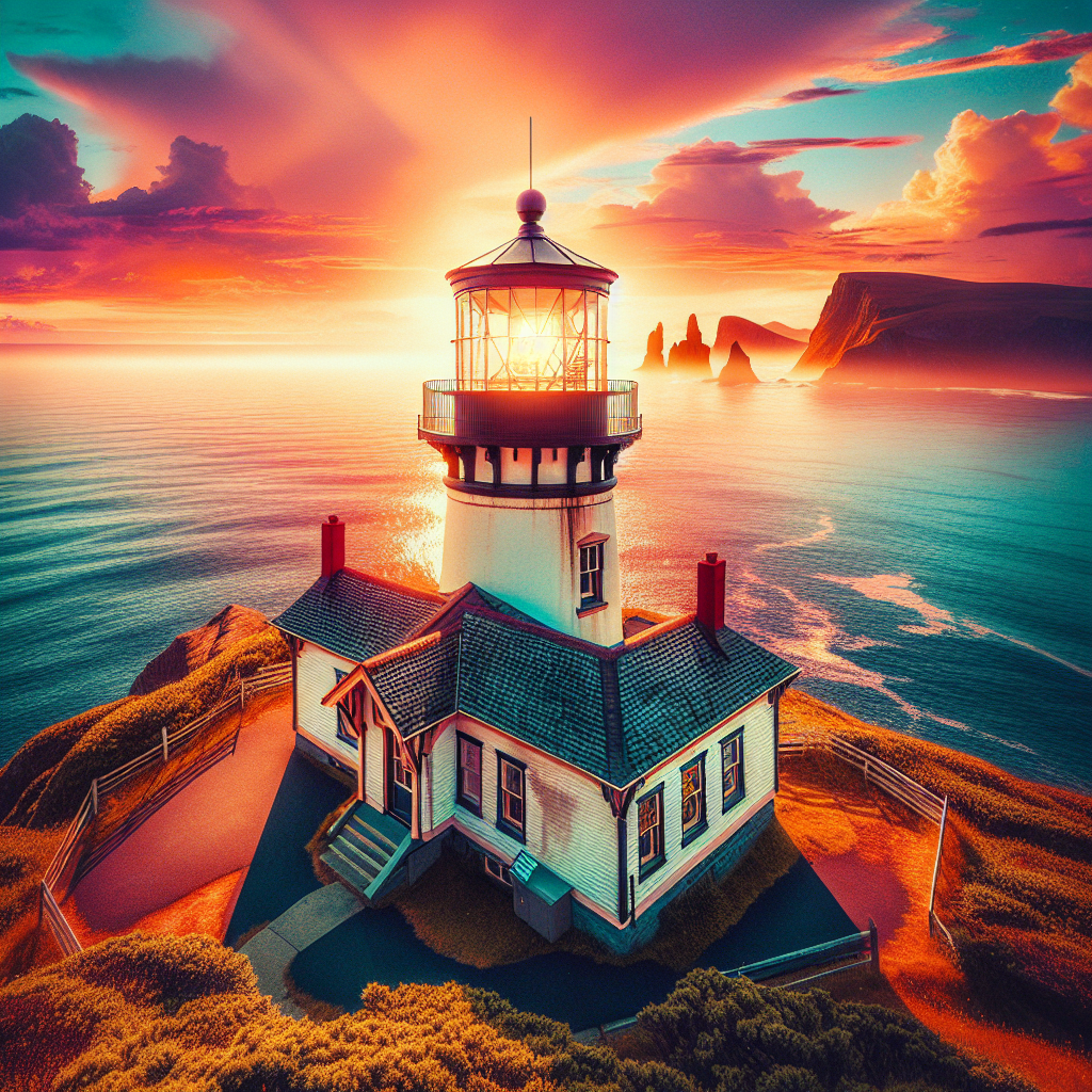 Stay in a lighthouse keeper's quarters