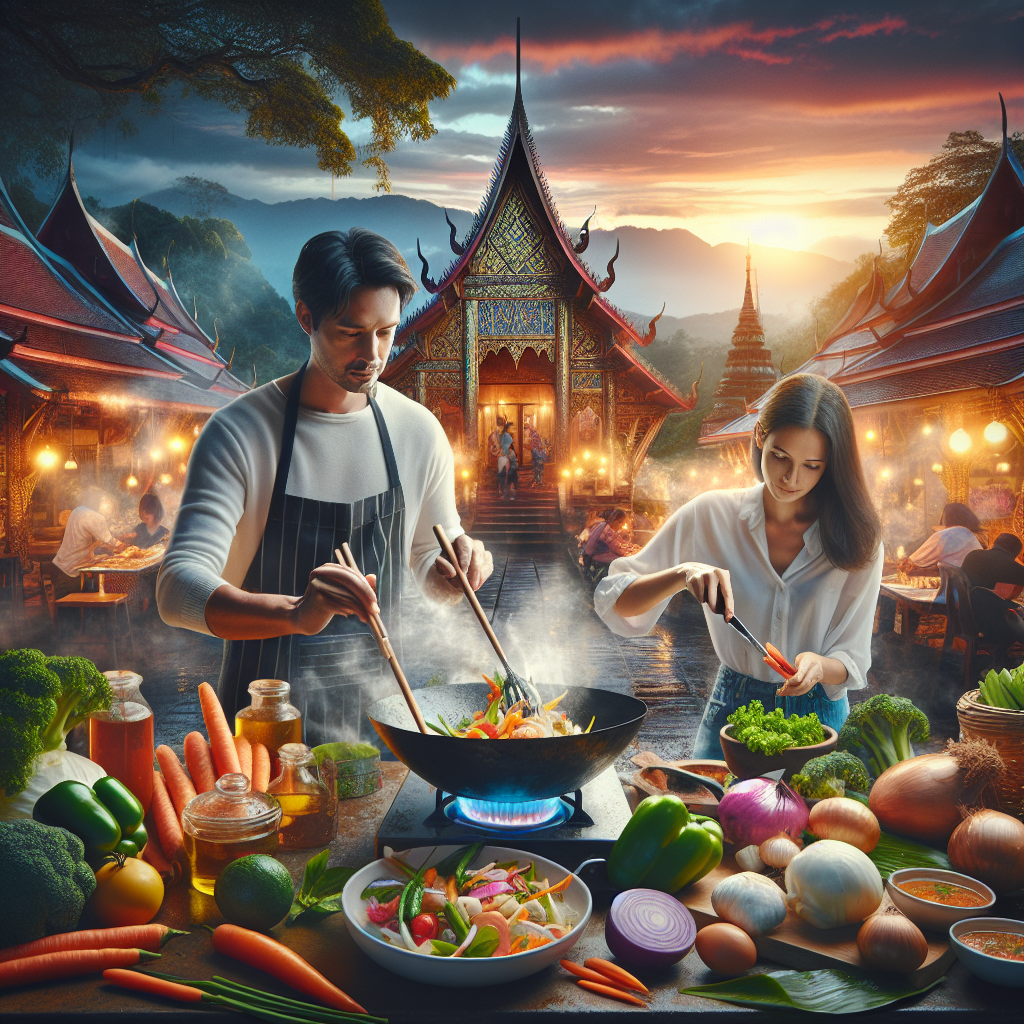 Learn to cook authentic Thai food in Thailand
