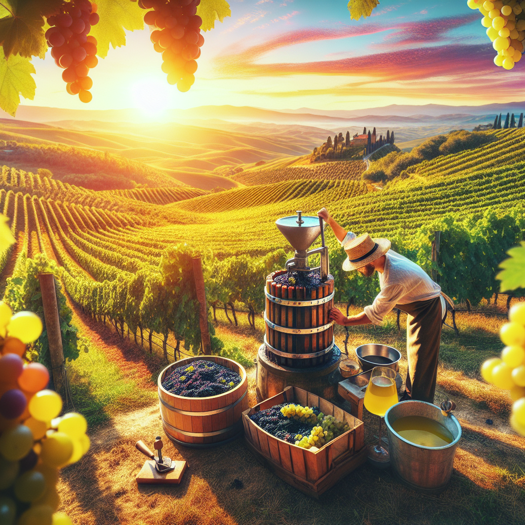 Learn to make wine in Tuscany