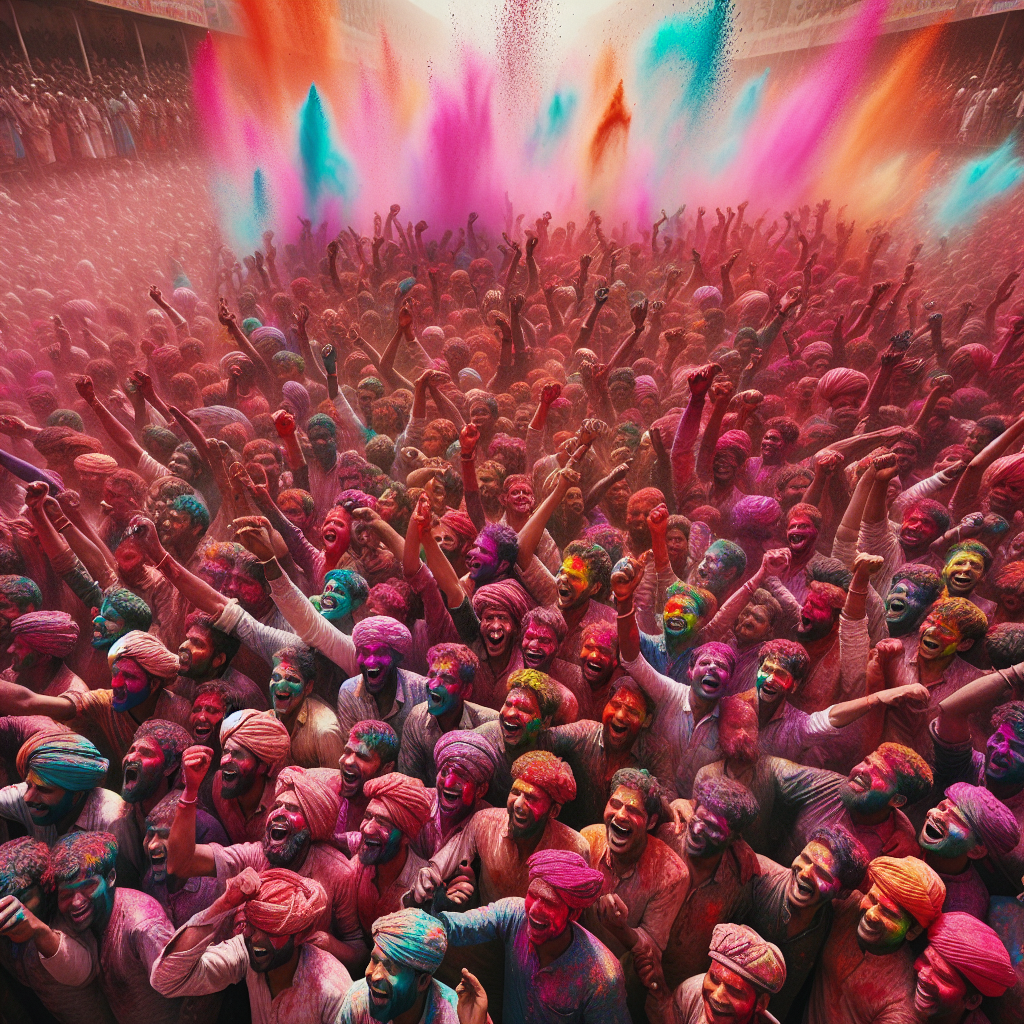 Experience the Holi festival in India