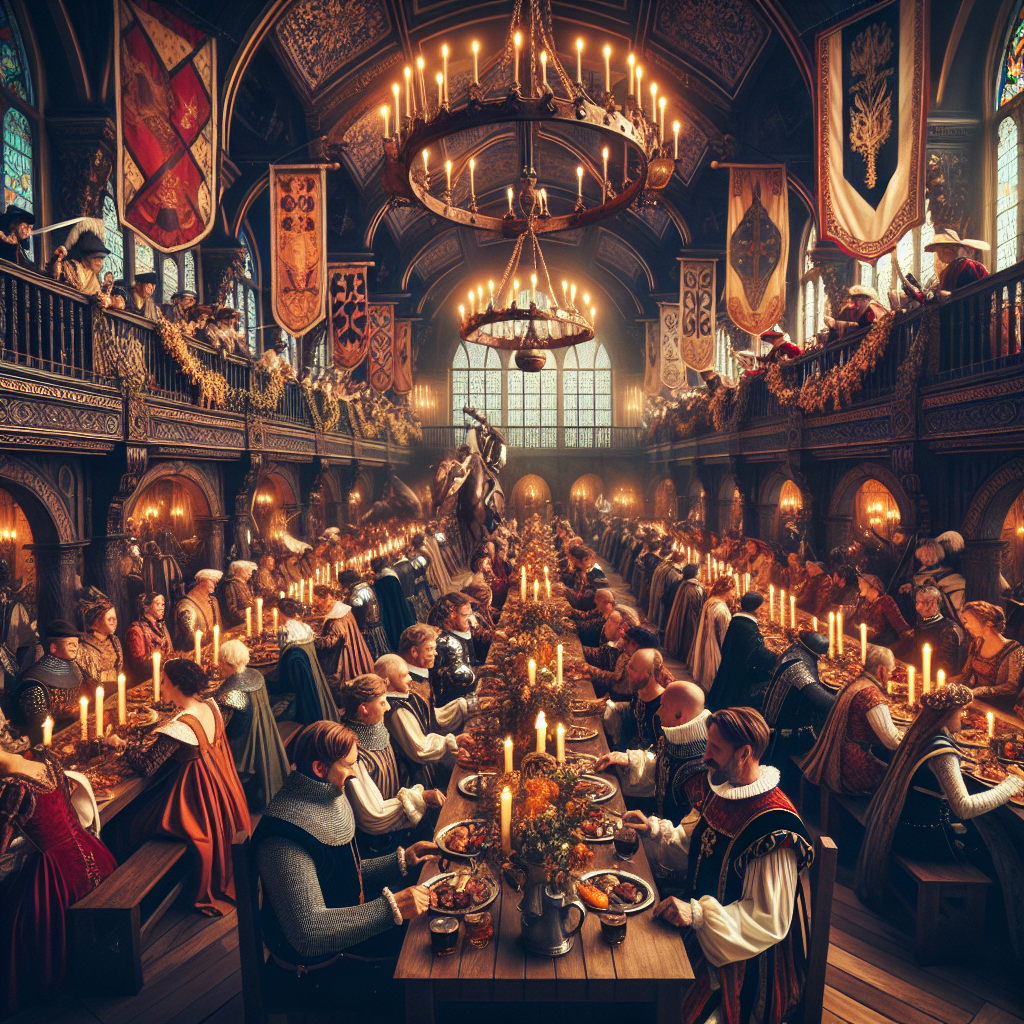 Attend a medieval feast and tournament