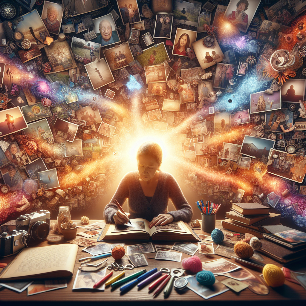 Create a memory book of your life so far