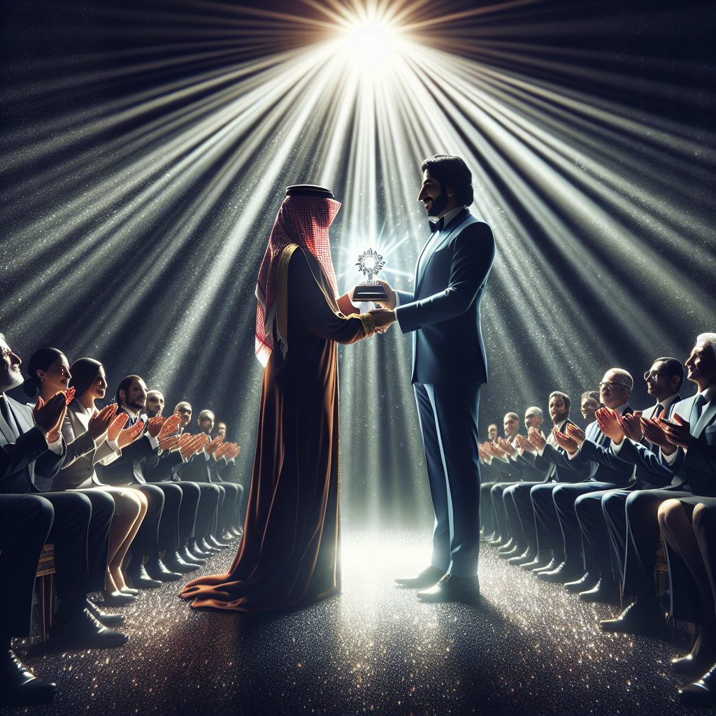 Receive a professional lifetime achievement award