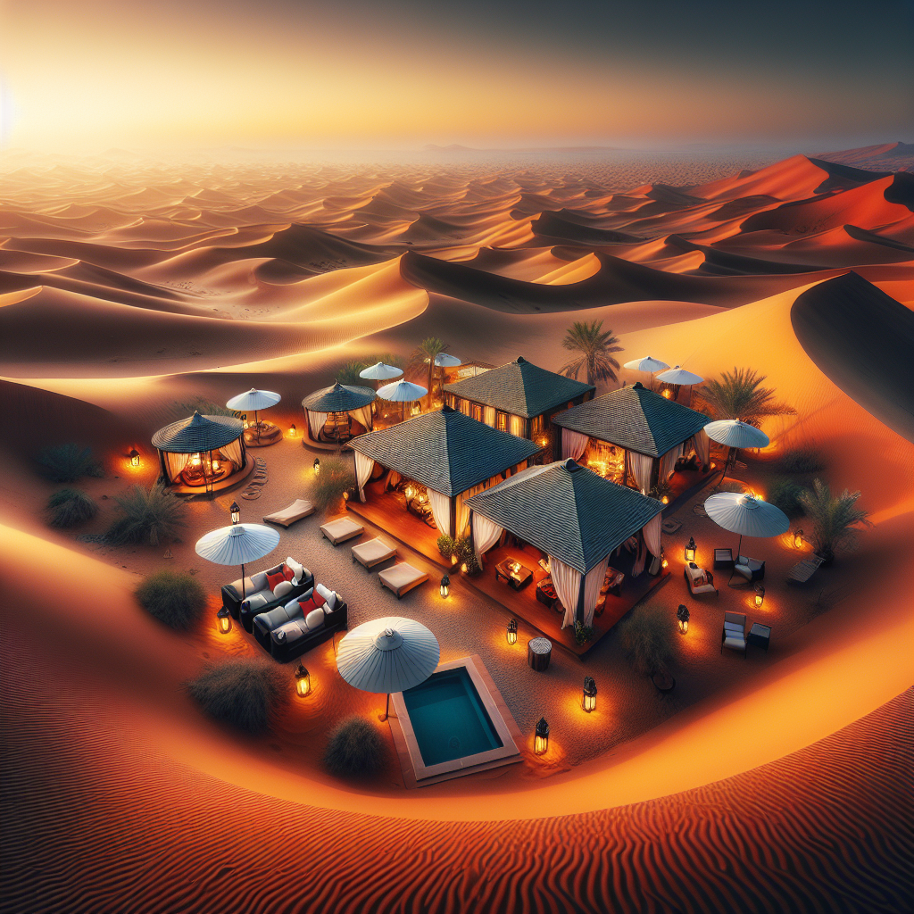 Stay in a luxury desert camp