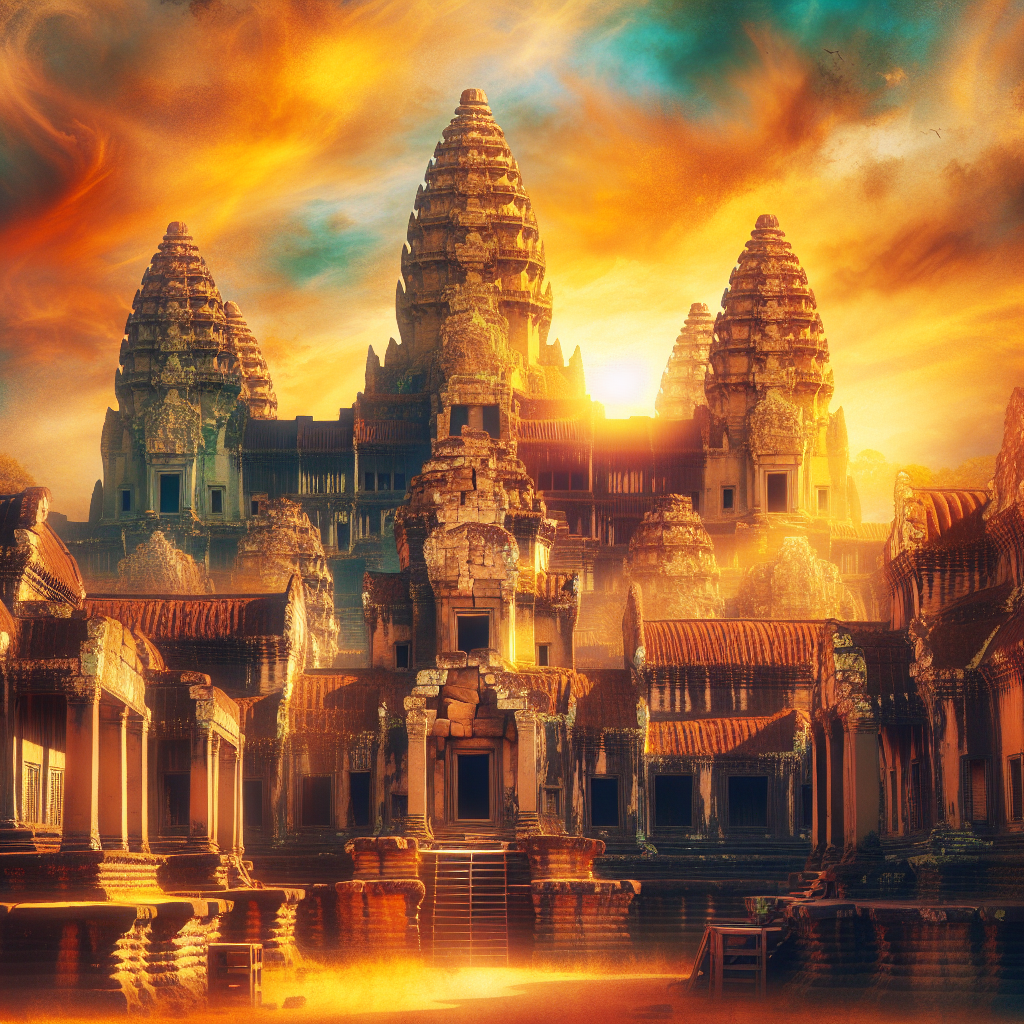 Explore the temples of Angkor Wat in Cambodia