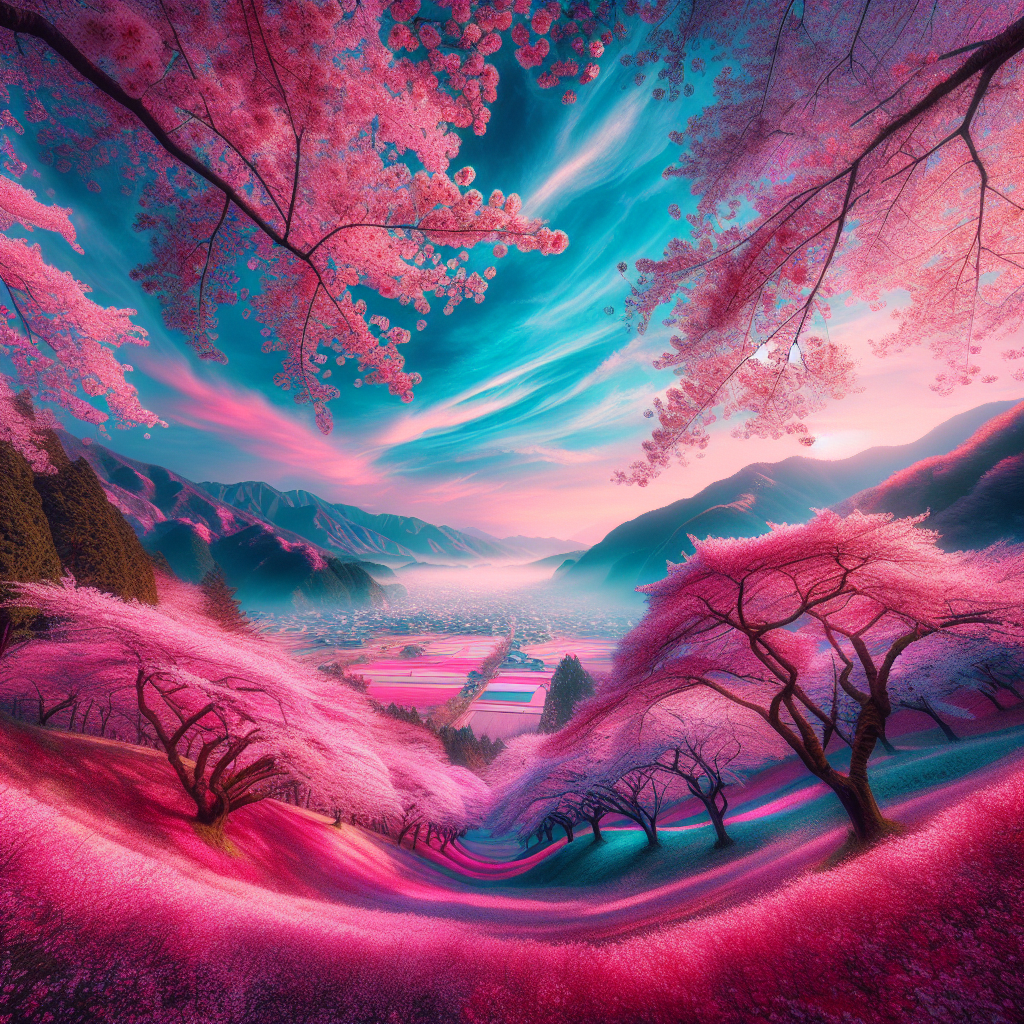 Experience the cherry blossoms in Japan