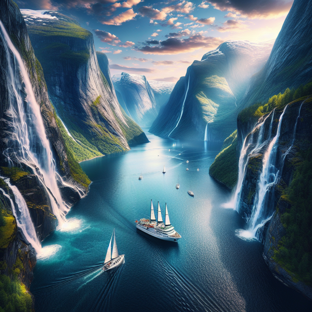 Sail through the Norwegian fjords