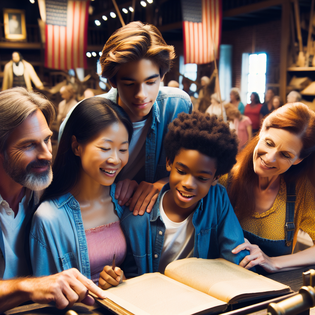 Learn about American history with family