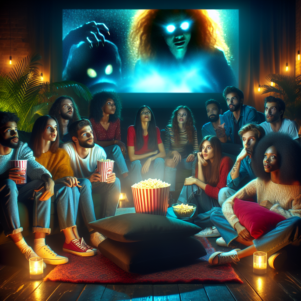 Host a horror movie marathon night