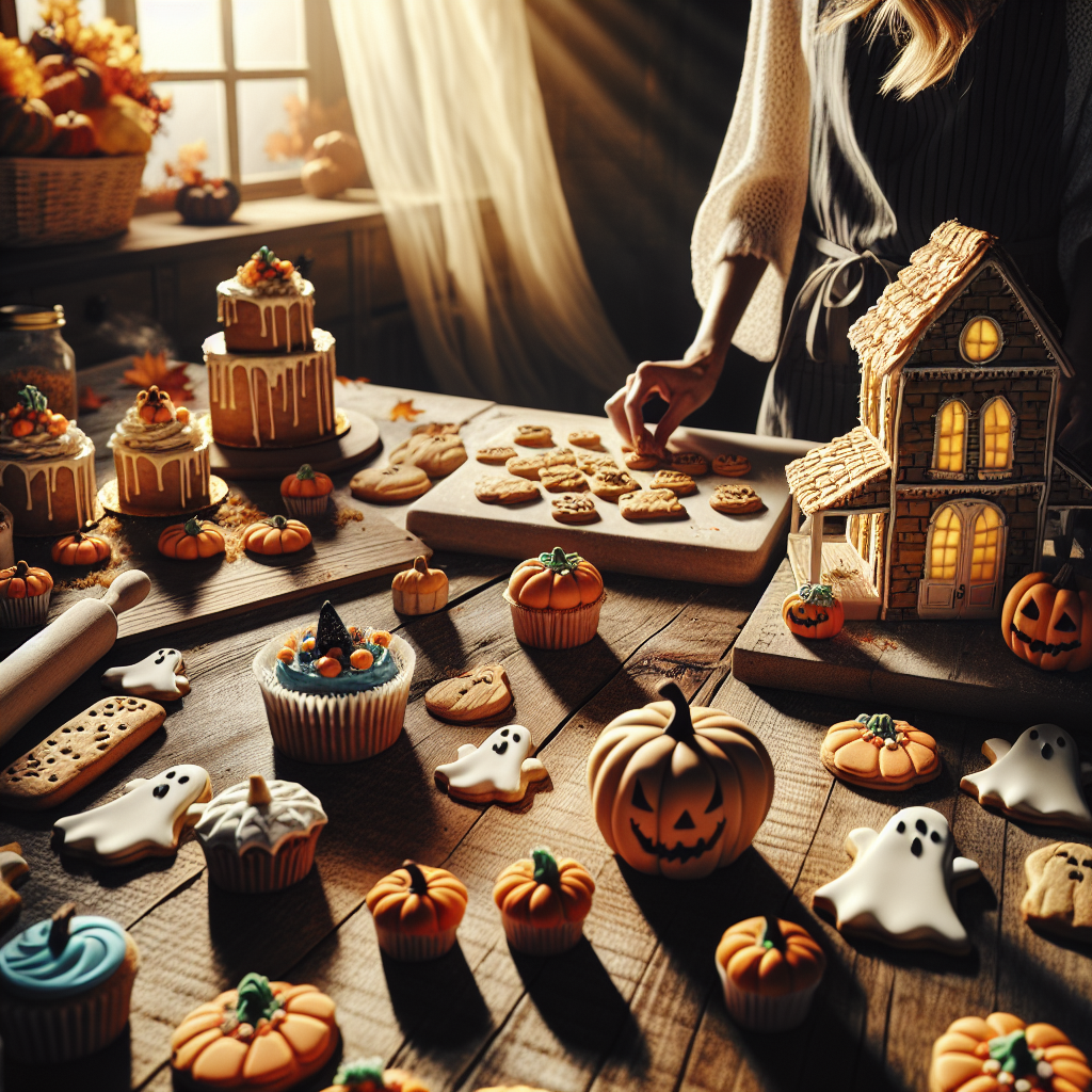 Bake Halloween-themed treats from scratch