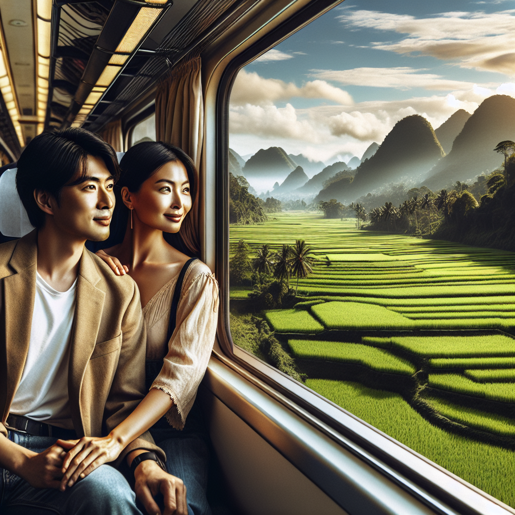 Take a scenic train journey together