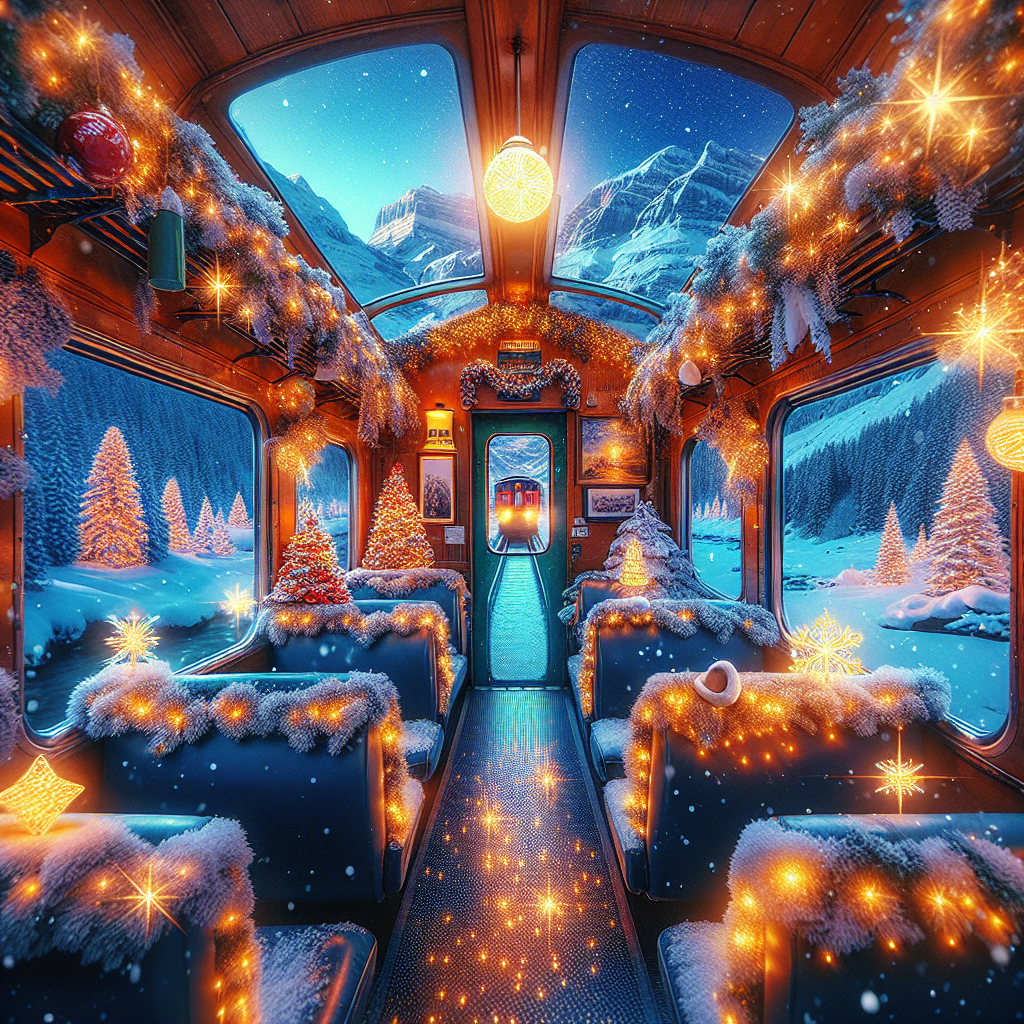 Take a holiday-themed train ride