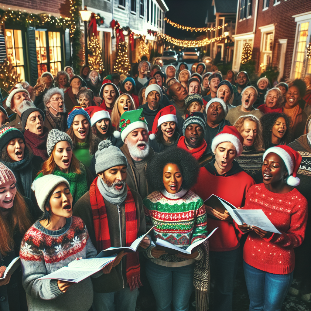 Go caroling in your neighborhood