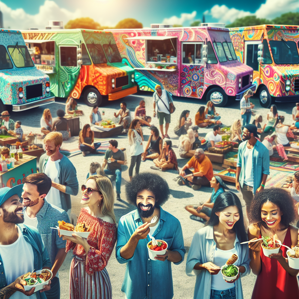 Go to a food truck festival