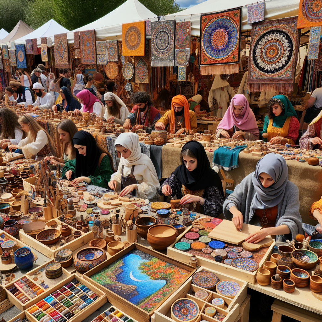 Attend an arts and crafts festival