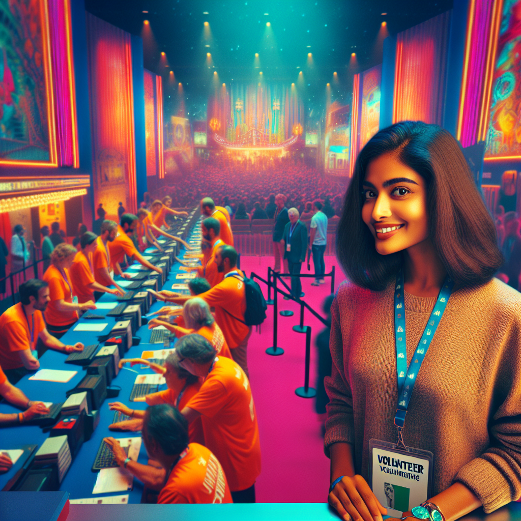 Participate in a film festival as a volunteer