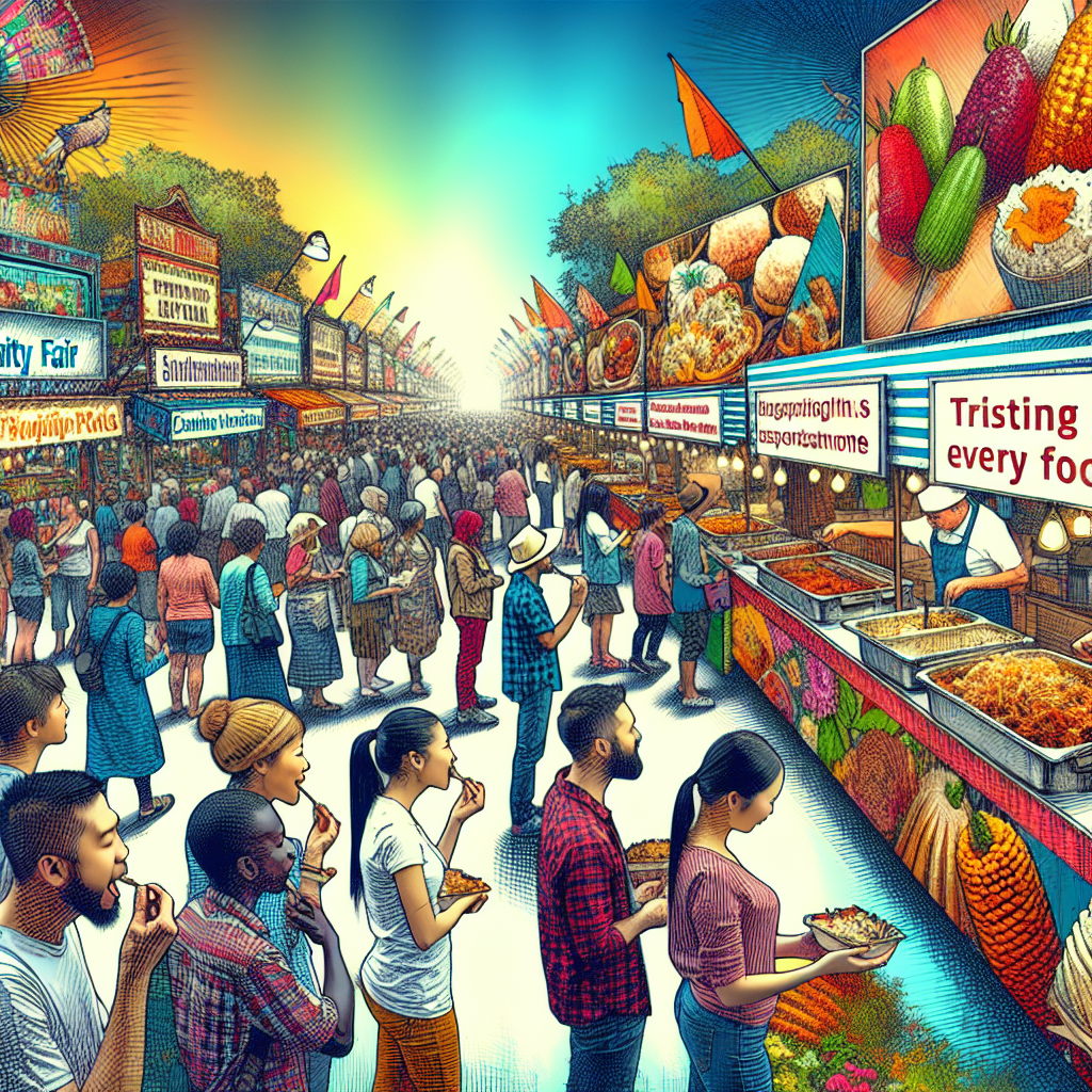 Try every food vendor at a county fair