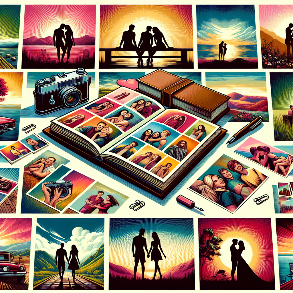 Create a photo album of your relationship